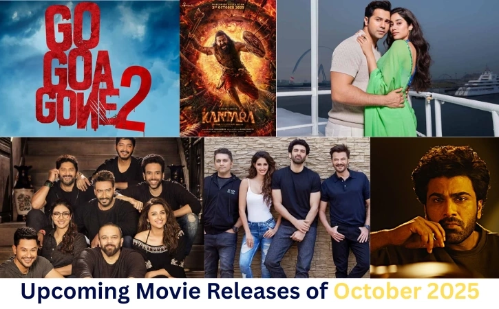 Upcoming Bollywood Movies in October 2025 – Full List with Release Dates & Cast